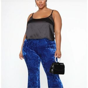 Fashion Nova Riled Velvet Pants